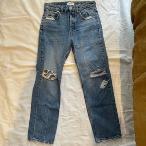 Zara bootleg/baggy fit denim jeans